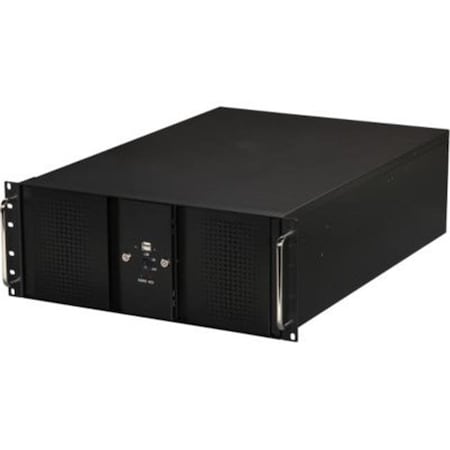 Athena Power Athena Computer Power Corp. RM-DD4U48E708 4U Rackmount Black Steel Chassis RM-DD4U48E708